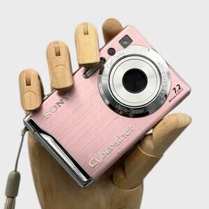 Sony Cyber-shot W80 Digital Camera | 7.2MP | Pink